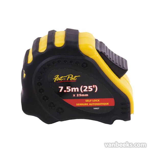 FatPat 25ft Self-Lock Measure Tape